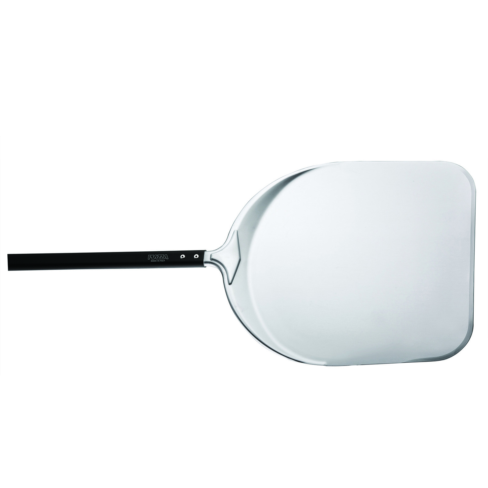 ZiiPa Pala Per Pizza Rettangolare 65x30,5 Cm: In Alluminio Anodizzato Leggero, Manico In Legno, Antiaderente