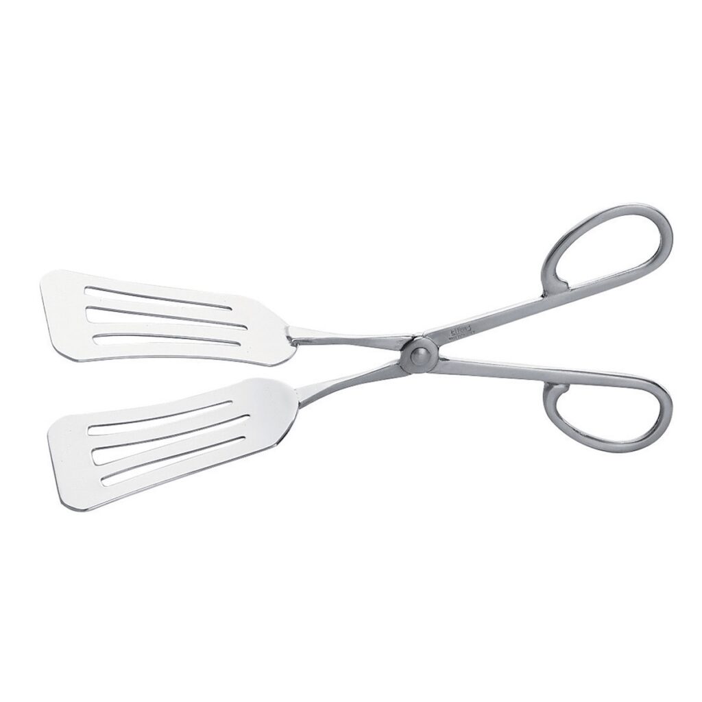 Pinza forgiata con applicazione piatta larga forata