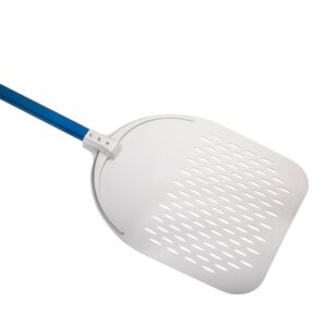 Pala pizza rettangolare forata in alluminio BlueDrop