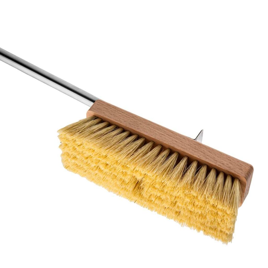 Spazzolone forno rettangolare orientabile con setole naturali BlueDrop