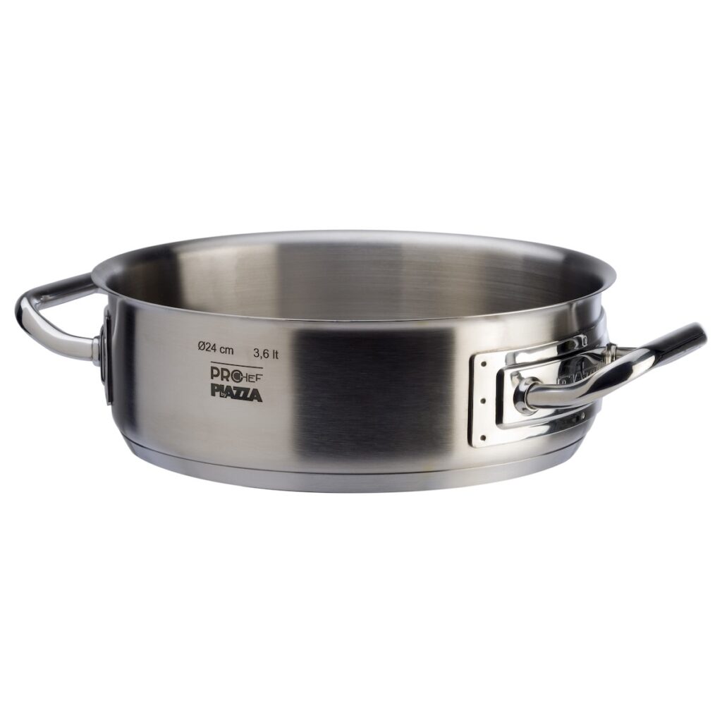 casseruola bassa in acciaio inox linea ProChef